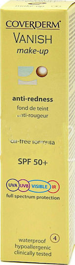 Coverderm Vanish Anti Redness Make Up SPF50 Flüssig 11 30ml