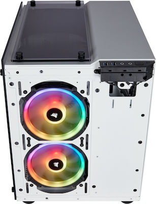 Corsair Crystal Series 280X RGB Jocuri Middle Tower Cutie de calculator Alb