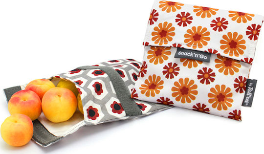 Rolleat Snack 'n' Go Flowers Σχολική Θήκη Φαγητού Πολύχρωμη 16εκ.