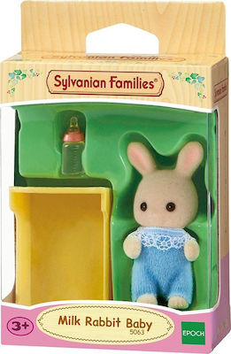 Epoch Toys Jucărie Miniatură Milk Rabbit Baby Familii Sylvanian pentru 3+ Ani