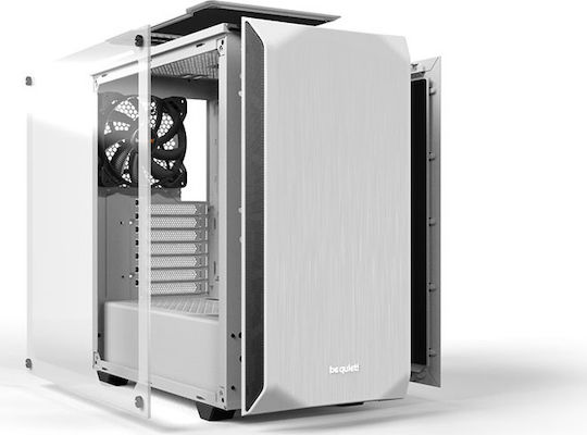 Be Quiet Pure Base 500 Gaming Midi Tower Κουτί Υπολογιστή με Πλαϊνό Παράθυρο Λευκό