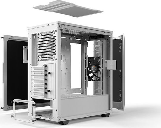 Be Quiet Pure Base 500 Gaming Midi Tower Κουτί Υπολογιστή με Πλαϊνό Παράθυρο Λευκό