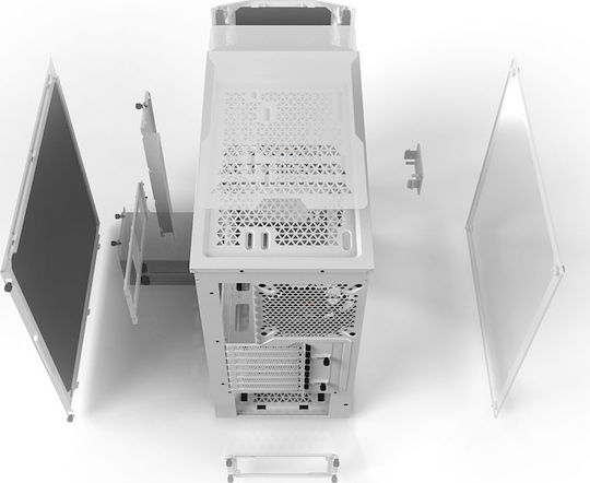 Be Quiet Pure Base 500 Gaming Midi Tower Κουτί Υπολογιστή με Πλαϊνό Παράθυρο Λευκό