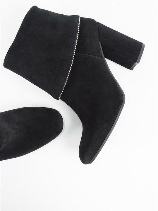 New Matic Suede Women's Ankle Boots Black