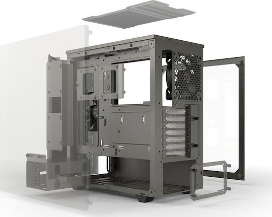 Be Quiet Pure Base 500 Gaming Midi Tower Computer Case with Gray Side Window