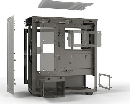 Be Quiet Pure Base 500 Gaming Midi Tower Computer Case with Gray Side Window