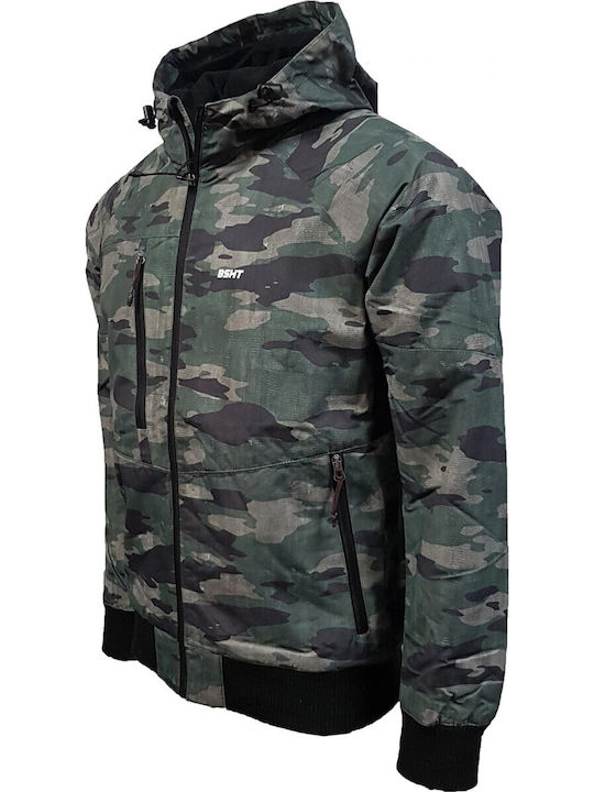 Χειμωνιάτικο Μπουφάν Bomber Αδιάβροχο Camouflage