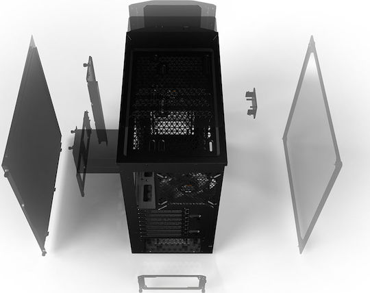 Be Quiet Pure Base 500 Gaming Midi Tower Κουτί Υπολογιστή με Πλαϊνό Παράθυρο Μαύρο