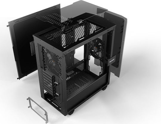 Be Quiet Pure Base 500 Gaming Midi Tower Κουτί Υπολογιστή με Πλαϊνό Παράθυρο Μαύρο