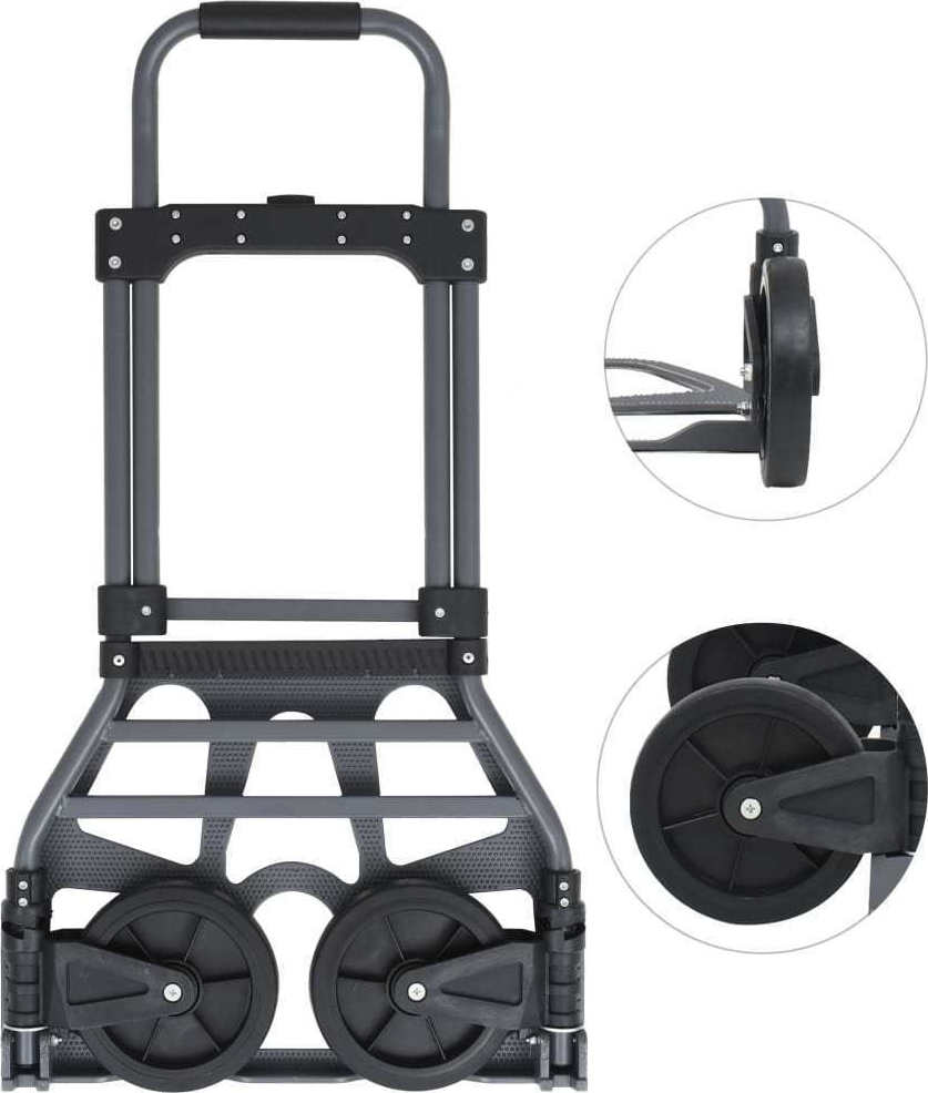 vidaXL Καρότσι Μεταφοράς Πτυσσόμενο 142943 - Skroutz.gr