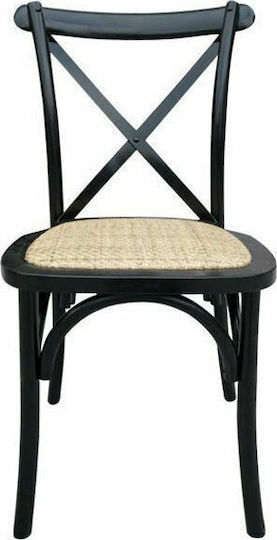 Καρέκλα Κουζίνας Owen 45x55.5x90εκ. Μαύρη