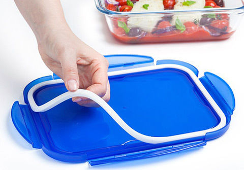 Pyrex Cook & Go Δοχείο Φαγητού Πλαστικό Μπλε 800ml