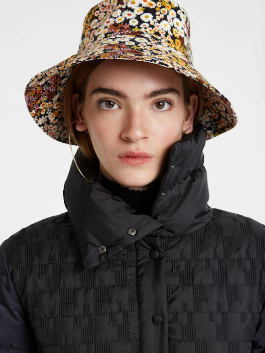 Kurz Damen Puffer Jacke für Winter Schwarz