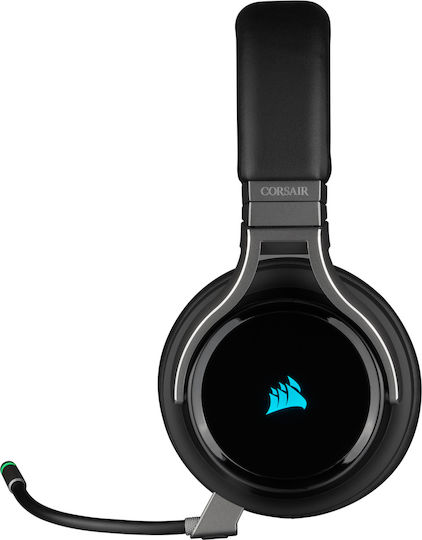 Corsair Virtuoso RGB Wireless Over Ear Gaming Headset with Connection USB Carbon
