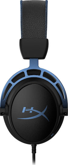 HyperX Cloud Alpha S Über Ohr Gaming-Headset mit Verbindung 3,5mm Blau
