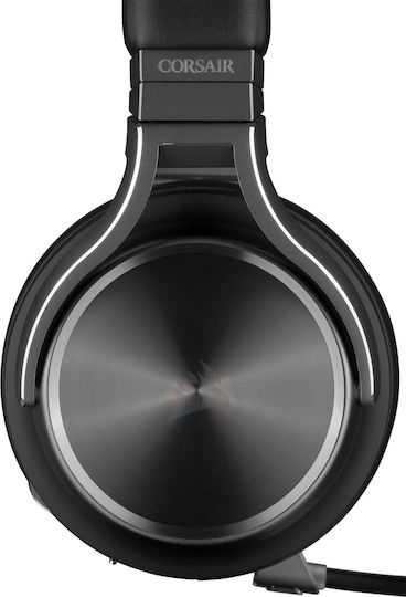 Corsair Virtuoso RGB Wireless SE Over Ear Gaming Headset με σύνδεση USB Gunmetal