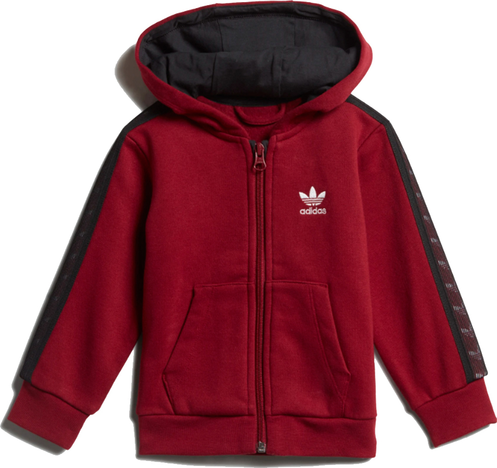 adidas tape hoodie black