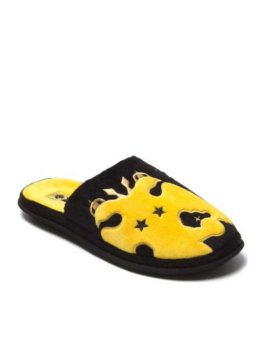 Aek Bc Зимни мъжки чехли с дизайн Черен