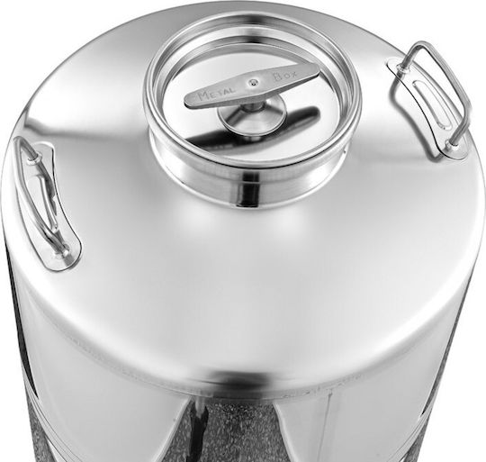 Metal Box Recipient din Oțel Inoxidabil 28B180 Open Top / Flat Bottom 15lt 28B180-15