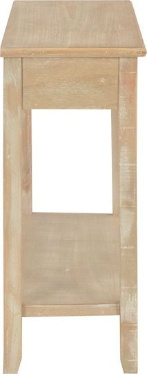Wooden Console Table Coffee L110xW35xH80cm