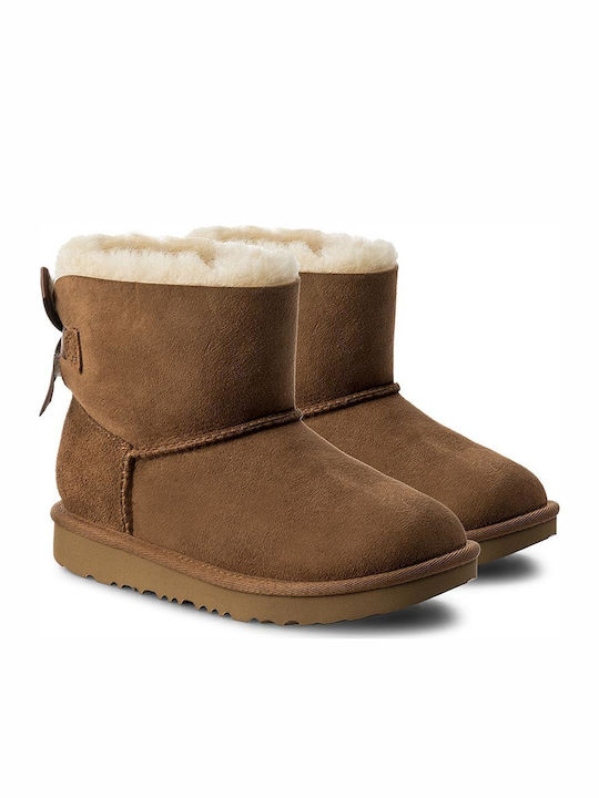 Bailey Suede Kids Boots Brown