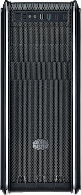CoolerMaster Cm 590 III Midi Tower Компютърна кутия със страничен прозорец Черен