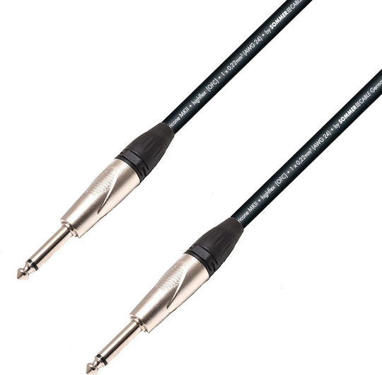 Prostage Cable 6.3mm male - 6.3mm male 0,3m (BTM-003)