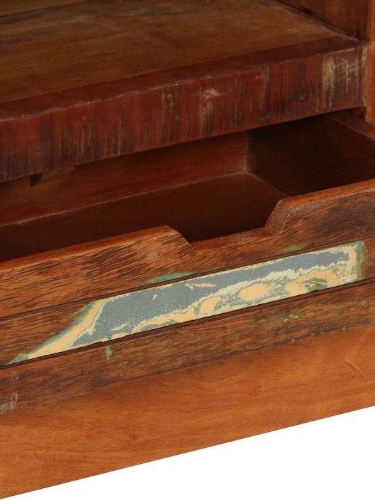 TV Stand from Solid Wood Brown L110xW30xH45cm