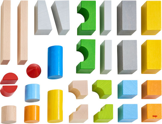 Haba Building Blocks Basic Pack Multicolored for 1 Plus Year 28 Pieces