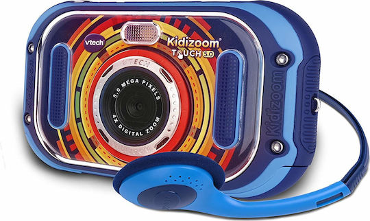Vtech Kidizoom Touch 5.0 Cameră Foto pentru Copii 5MP Zoom Optic 4x Albastră