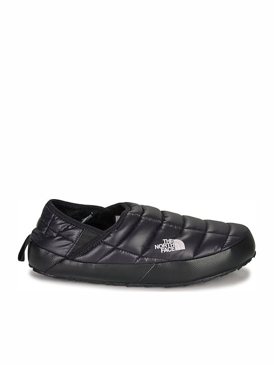 The North Face Thermoball Traction Κλειστές Δερμάτινες Χειμερινές Ανδρικές Παντόφλες Μαύρες