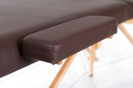 Rest Pro Classic 2 Wooden Portable/Folding Brown Massage and Physiotherapy Bed 192x70cm