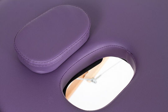 Rest Pro Classic 2 Pat Masaj și Fizioterapie Portabil/Pliabil Violet din Lemn 192x70cm