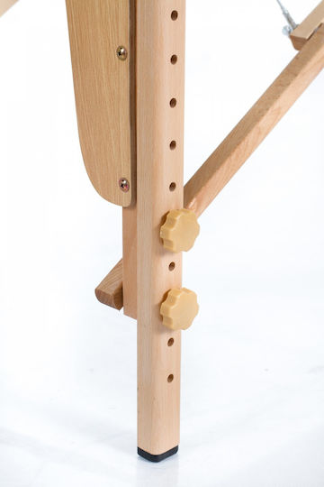 Rest Pro Classic 2 Bett Massage und Physiotherapie Grün aus Holz 192x70cm.