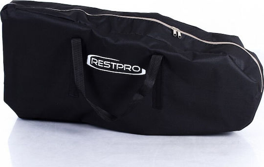 Rest Pro Relax Стол Масаж и Физиотерапия Портативна/Сгъваема Черен от Метал 135x60см.