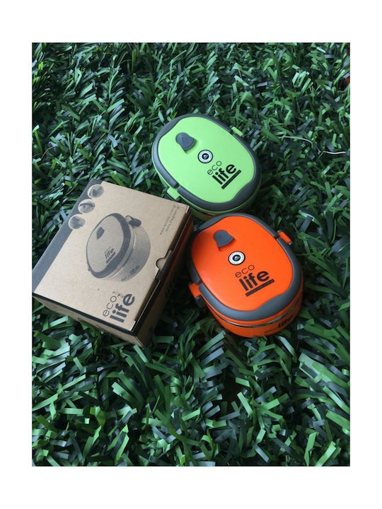 Ecolife Inox Thermo Lunch Box Double Wall Orange 800ml