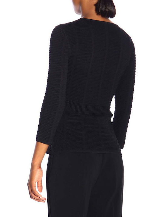 Emporio Armani Women's Long Sleeve Sweater Black 6G2MU42M13Z-0999