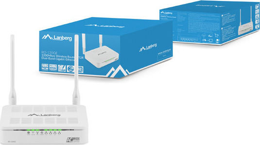 Lanberg RO-120GE v1 Ασύρματο Router με 4 Θύρες