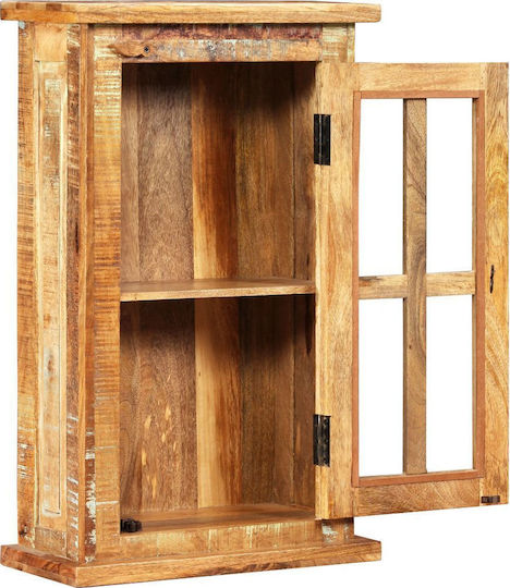 vidaXL Bathroom Cabinet L44xW21xH72cm Natural