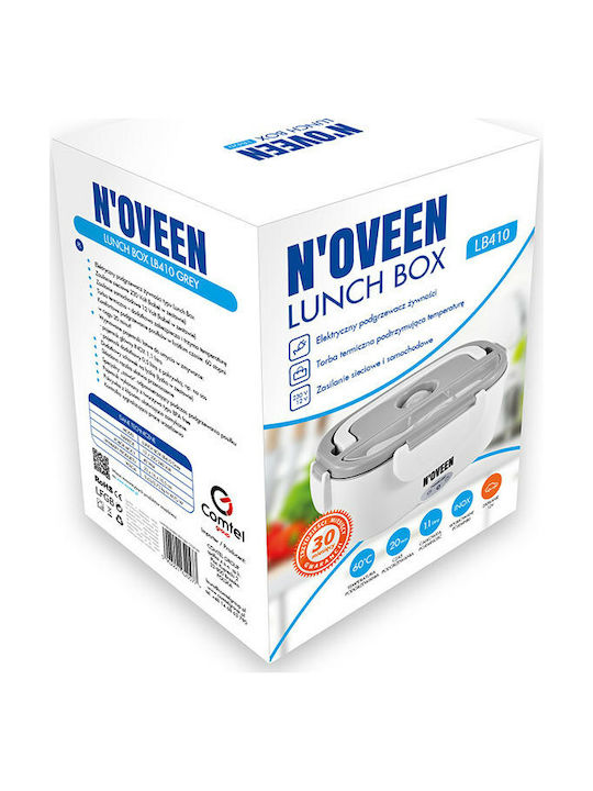 N'Oveen Inox Electric Lunch Box Grey 1100ml