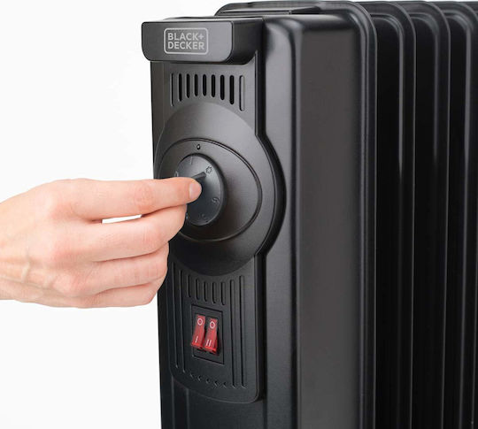 Black & Decker BXRA1500E Καλοριφέρ Λαδιού με 9 φέτες 1500W