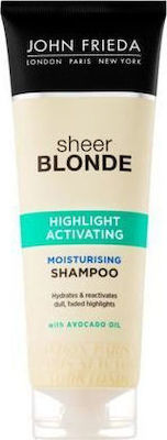 John Frieda Sheer Blonde Highlight Activating Moisturising Shampoo 250ml