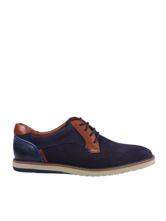 Kricket Men's Suede Casual Shoes Blue