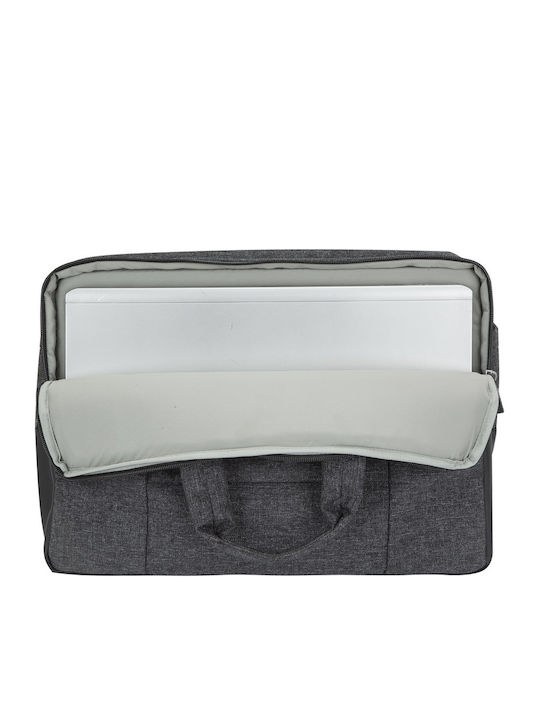Rivacase Lantau Τσάντα Ώμου / Χειρός για Laptop 15.6" σε Μαύρο χρώμα