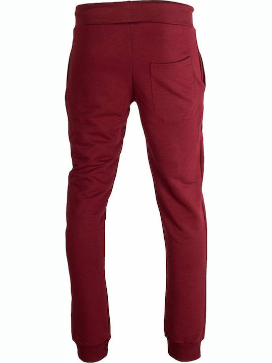 Dansport Pantaloni de trening cu elastic Burgundy