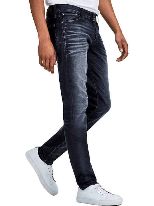 Jack & Jones Glenn Herren Jeanshose in Slim Fit Denim Blue