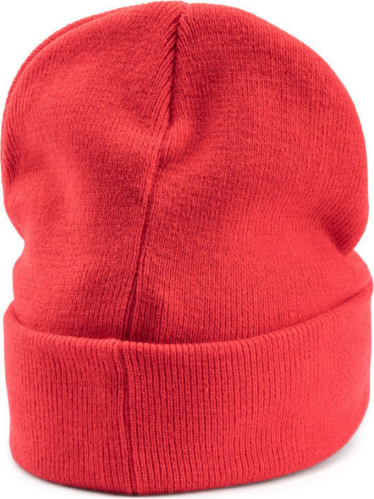 X Karl Beanie Γυναικείος Σκούφος Πλεκτός σε Κόκκινο χρώμα
