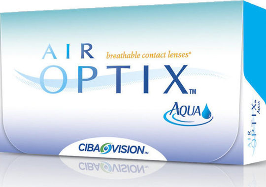Air Optix Aqua 3 Месечно Контактни Лещи Силиконов хидрогел