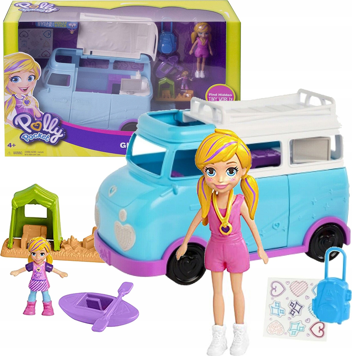 polly pocket glamping van