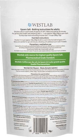 Westlab Badesalze Reviving Epsom Salt 1000gr